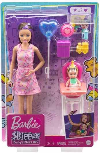 Barbie Skipper Babysitters Κούκλα Mattel για 3+ Ετών 26.2cm