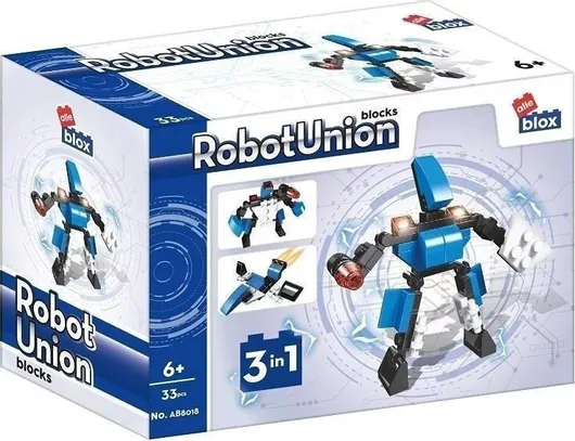 Τουβλάκι Alleblox 3in1 Robot Union για 6+ Ετών 33τμχ