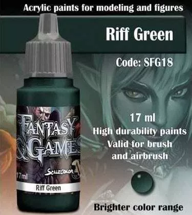 Χρώμα Μοντελισμού Scale75 Riff Green