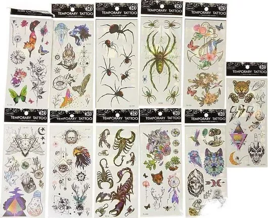  Τατουάζ Adar (Διάφορα Σχέδια) 1τμχ