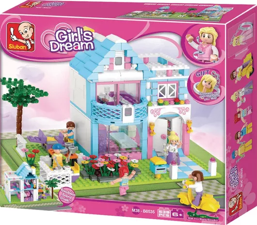 Τουβλάκι Sluban Girls Dream: Family Home για 6+ Ετών 539τμχ