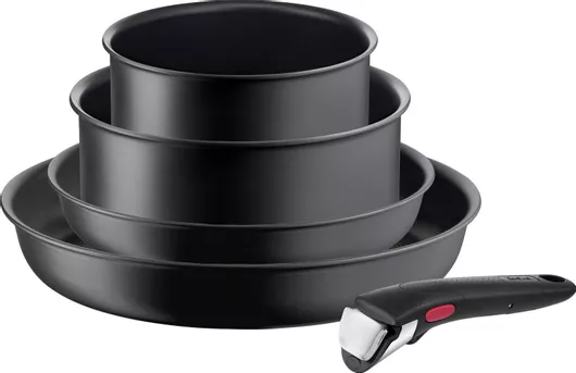 Σετ Μαγειρικά Σκεύη Tefal Ingenio Ultimate από Αλουμίνιο με Αντικολλητική Επίστρωση 5τμχ