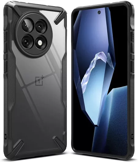 Ringke Fusion X Back Cover Σιλικόνης Μαύρο OnePlus 13R