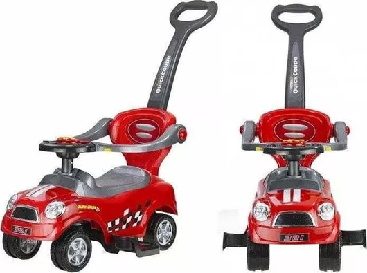Περπατούρα Lean Toys Αυτοκινητάκι Ride On με Χειρολαβή