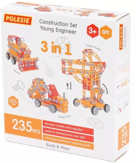 Τουβλάκι Polesie Inventor για 3+ Ετών 235τμχ