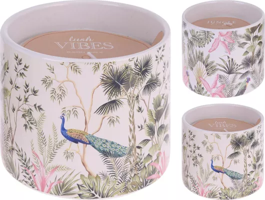 Αρωματικό Κερί JK Home Decoration S/2 Αρωματικά Κεριά σε Βάζο 2τμχ.