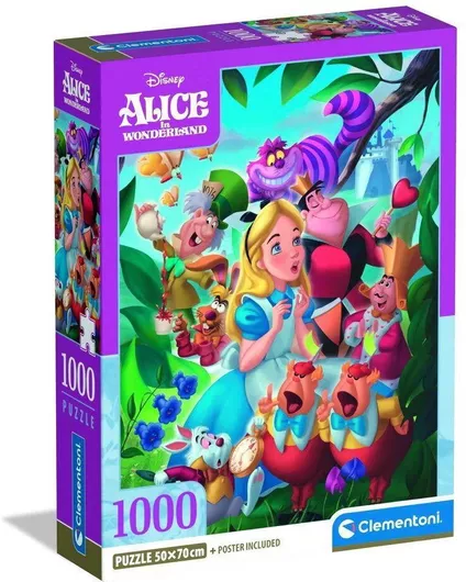 Clementoni Puzzle Disney Alice In Wonderland 1000pcs