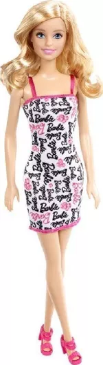 Barbie Barbie Doll - Print Dress Κούκλα - Mattel