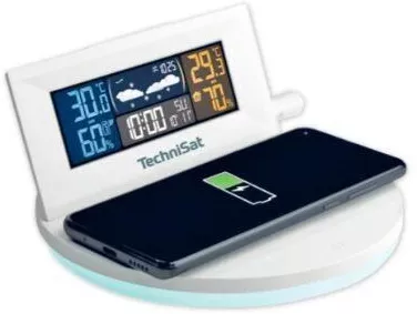 Μετεωρολογικός Σταθμός Technisat Imeteo Q1 76-5031-00 Ψηφιακός Επιτραπέζιος Λευκός