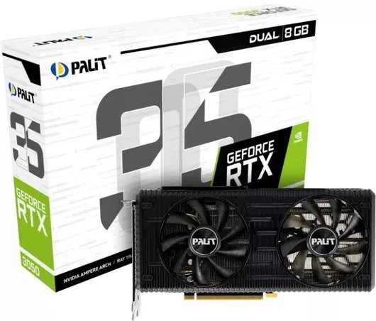 Κάρτα Γραφικών Palit GeForce RTX 3050 8GB GDDR6 Dual