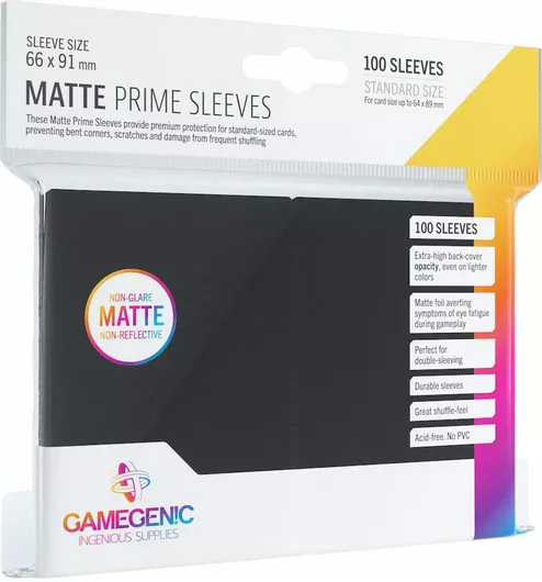 Gamegenic Matte Prime Card Sleeves - 100 Pack