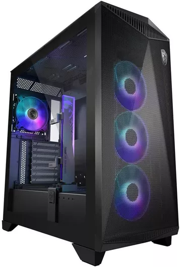 Κουτί Υπολογιστή MSI MPG GUNGNIR 300R AIRFLOW Midi Tower με Πλαϊνό Παράθυρο & RGB Φωτισμό Μαύρο