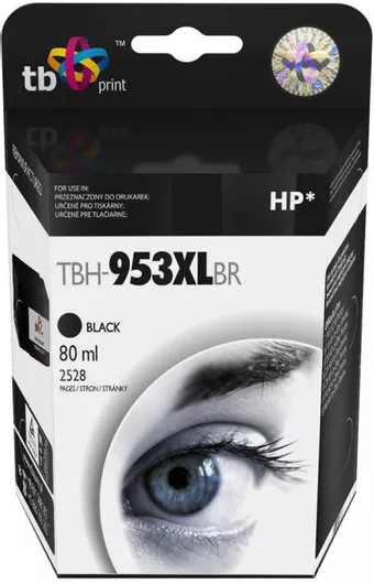 TB Print Συμβατό Μελάνι Εκτυπωτή InkJet HP 2528 Σελίδων 80ml Μαύρο