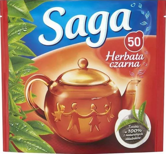 Saga Black Tea 50 Bags 70g