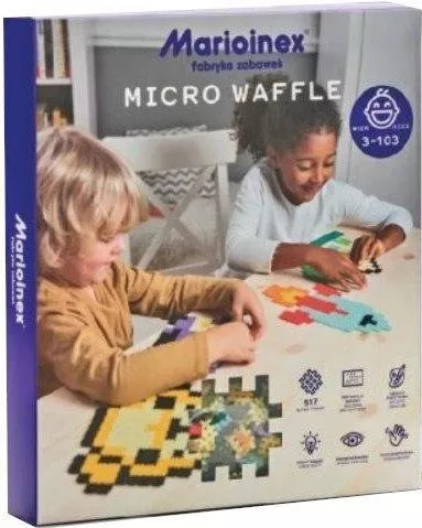 Τουβλάκι Marioinex Micro Waffle για 3+ Ετών 517τμχ