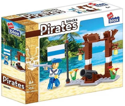 Τουβλάκι Alleblox Pirates για 6+ Ετών 102τμχ