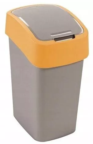 Κάδος Απορριμμάτων Curver Pacific Flip Πλαστικός Κίτρινος 50lt