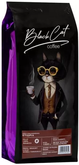 Black Cat Ethiopia Coffee Beans 1 Kg