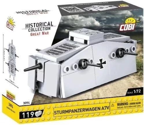 Τουβλάκι Cobi Sturmpanzerwagen A7V για 6+ Ετών 20τμχ