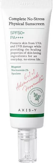 Axis-y Complete No-stress Physical Mineral Αντηλιακό Προσώπου SPF50 50ml