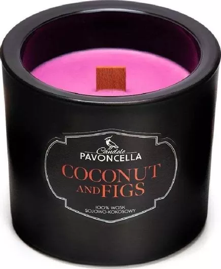 Αρωματικό Κερί Nesti Dante Σόγιας με Άρωμα Καρύδα 170gr Μαύρο