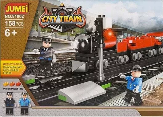 Τουβλάκι Jumei Train για 6+ Ετών 158τμχ