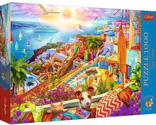 Visit To Santorini Puzzle 2D 1000pcs