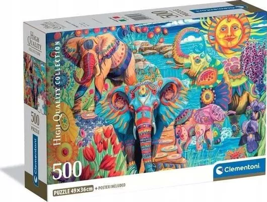 Compactelephants Carnival Puzzle 2D 500pcs