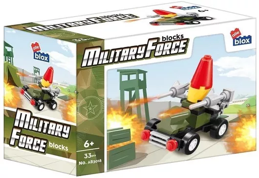Τουβλάκι Alleblox Military Force για 6+ Ετών 33τμχ