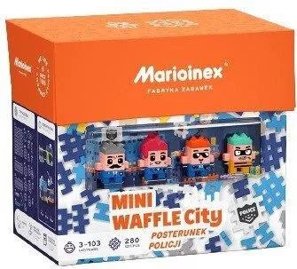 Τουβλάκι Marioinex Waffle Mini - Police Station για 3+ Ετών 280τμχ