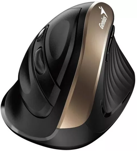 Genius Ergo 8250S Ασύρματο Ποντίκι Black/Gold