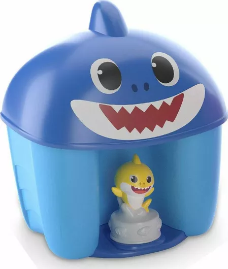 Τουβλάκι Baby Clementoni Balde Baby Shark για 6+ Μηνών 6τμχ
