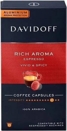 Καφές Espresso Davidoff Arabica Aroma σε Κόκκους 55gr