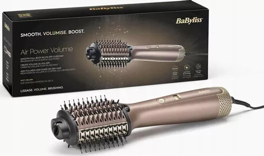 Babyliss Airpower Volume Κεραμική Ηλεκτρική Βούρτσα με Αέρα για Ίσιωμα 1000W