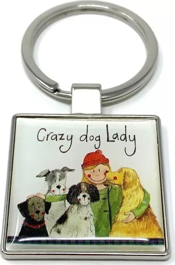 Μπρελόκ Κλειδιά K29 Crazy Dog Lady Psiara