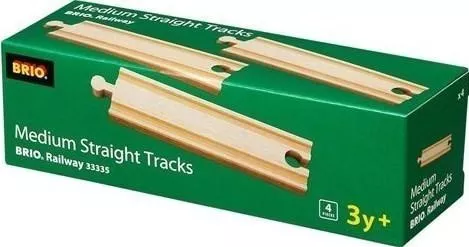 Brio Toys Medium Straight Tracks Age