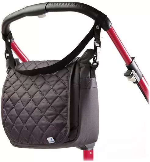 Τσάντα-Αλλαξιέρα Caretero Ώμου/Χειρός 40x30cm Γκρι