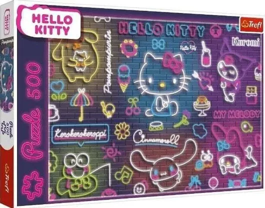 Puzzle 500 Neon Hello Kitty 37523
