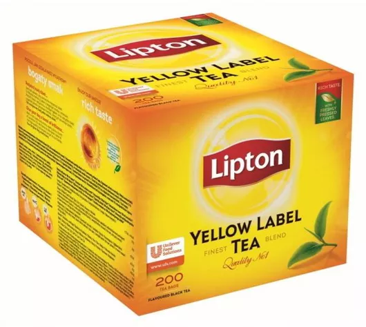 Τσάι Lipton Μαύρο Yellow Label 200 Φακελάκια