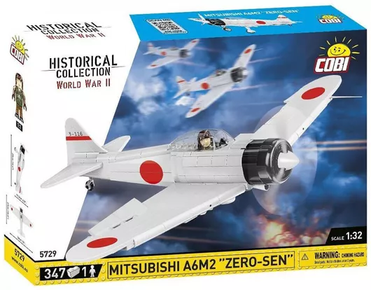 Τουβλάκι Cobi Mitsubishi A6M2 για 7+ Ετών 347τμχ.
