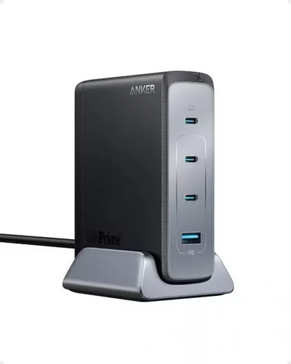 Anker Βάση Φόρτισης με Θύρα USB-A & 3 Θύρες USB-C 240W Power Delivery Μαύρο Prime 737