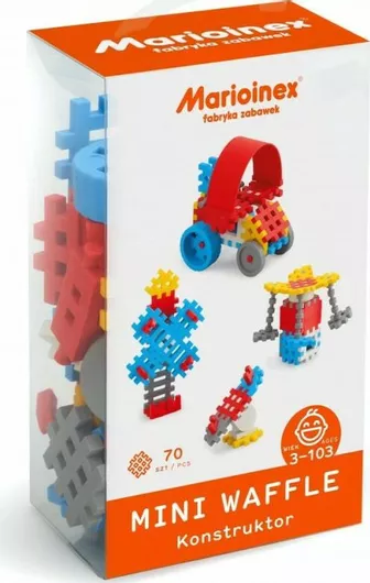 Τουβλάκι Marioinex Waffle Mini Blocks 70τμχ