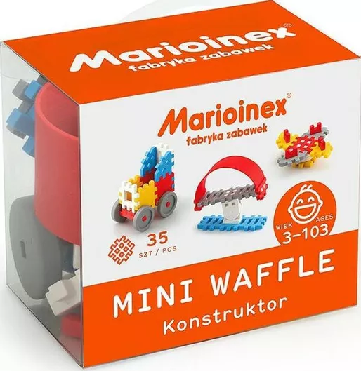 Τουβλάκι Marioinex Waffle Mini Blocks 35τμχ