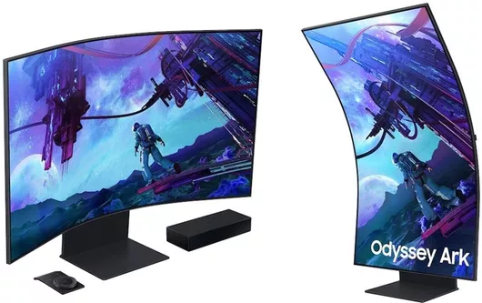 Samsung Odyssey ARK G97NC VA HDR Curved Gaming Monitor 55" 4K 3840x2160 165Hz με Χρόνο Απόκρισης 1ms GTG
