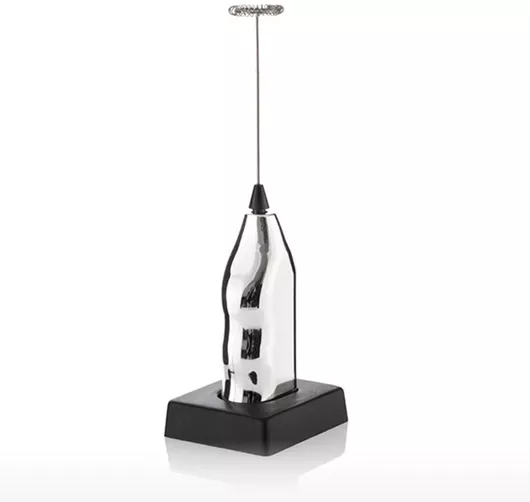 Φραπεδιέρα Μίνι Μπλέντερ Χειρός Μπαταρίας Inox