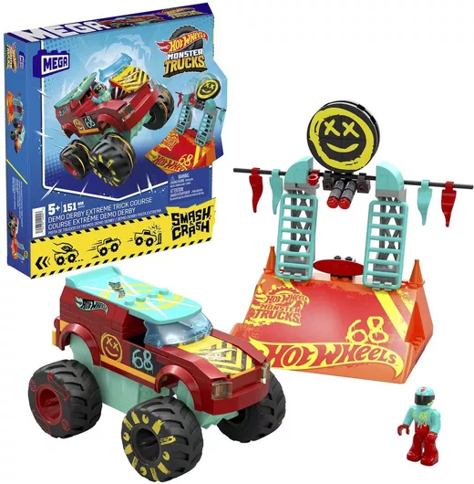Τουβλάκι Mega Bloks Demo Derby Extreme Trick Course για 5+ Ετών 151τμχ