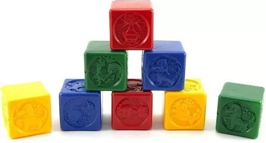 Τουβλάκι Cheva Κύβοι για 6+ Μηνών 8τμχ