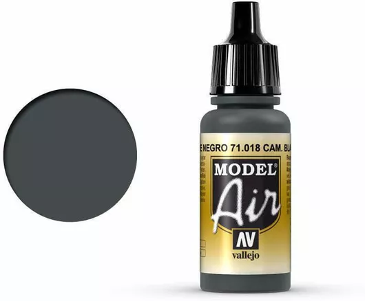 Χρώμα Μοντελισμού Acrylicos Vallejo Model Air Μαύρο 17ml