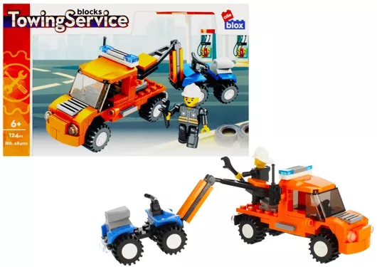 Τουβλάκι Alleblox Towing Service για 6+ Ετών 124τμχ