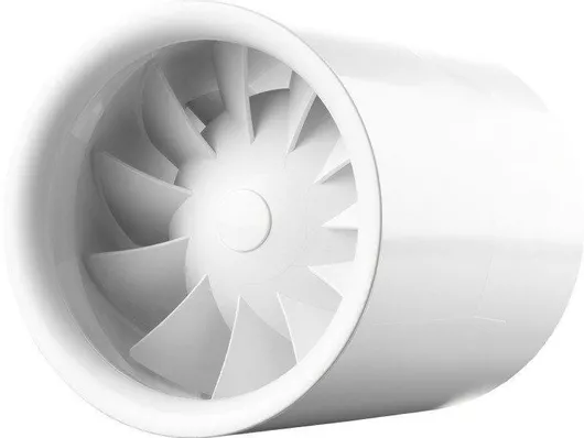Εξαεριστήρας Vents 100-QUIETLINE Επιτοίχιος Μπάνιου 100mm Λευκός